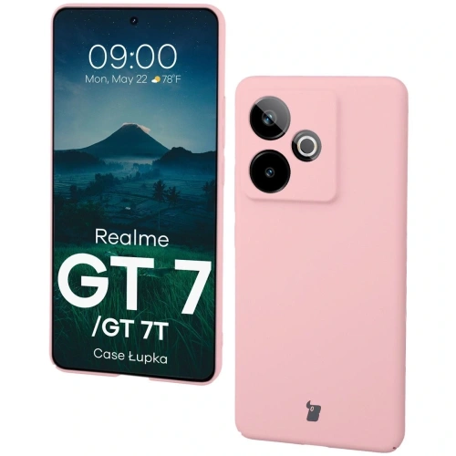 Etui Bizon Case Łupka do Realme GT 7 / 7T różowe