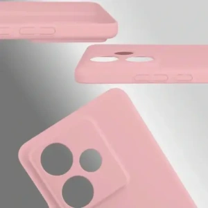 Etui Bizon Case Łupka do Realme GT 7 / 7T różowe