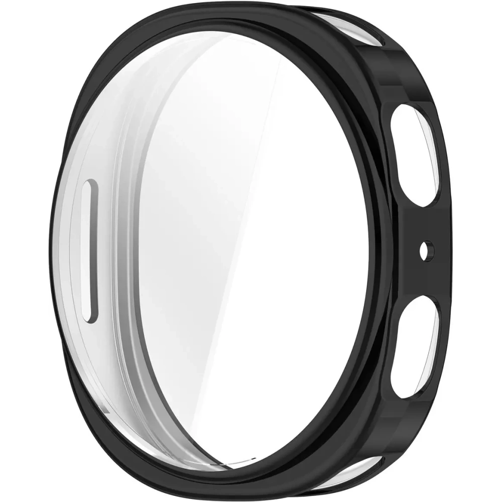 Etui z osłoną ekranu Bizon Case Watch Felipe do Samsung Galaxy Watch 8 44mm czarne