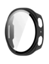 Etui ze szkłem do zegarka Bizon Case+Glass Watch do Samsung Galaxy Watch 8 44mm matowe czarne