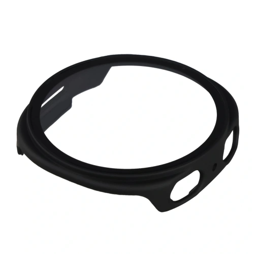 Etui ze szkłem do zegarka Bizon Case+Glass Watch do Samsung Galaxy Watch 8 44mm matowe czarne