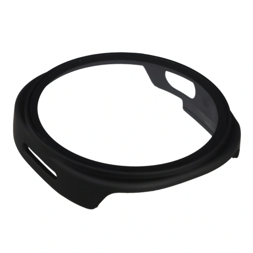 Etui ze szkłem do zegarka Bizon Case+Glass Watch do Samsung Galaxy Watch 8 44mm matowe czarne