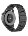 Pasek ze stali nierdzewnej do smartwatcha Bizon Strap Watch Aura QuickRelease 20mm czarny