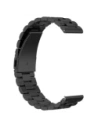 Pasek ze stali nierdzewnej do smartwatcha Bizon Strap Watch Aura QuickRelease 20mm czarny