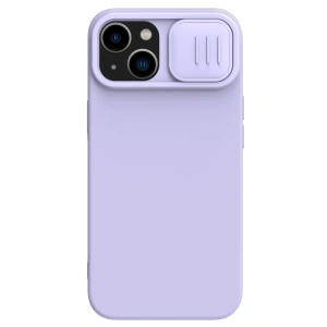 Etui Nillkin CamShield Silky Silicone MagSafe Apple iPhone 14 Plus / 15 Plus fioletowy