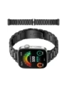 Pasek ze stali nierdzewnej Bizon Strap Watch Aura do Huawei Watch Fit 4 Pro / Fit 4 / Fit 3 czarny