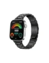 Pasek ze stali nierdzewnej Bizon Strap Watch Aura do Huawei Watch Fit 4 Pro / Fit 4 / Fit 3 czarny