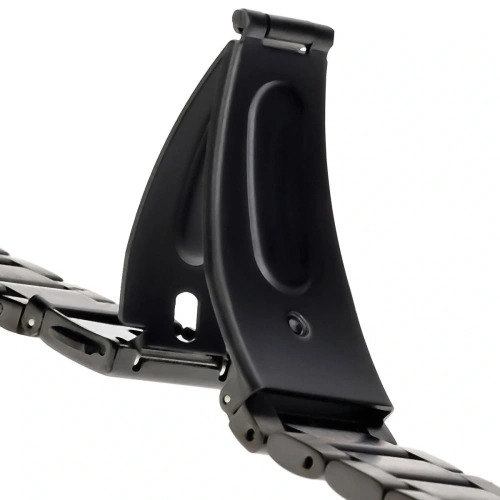 Pasek ze stali nierdzewnej Bizon Strap Watch Aura do Huawei Watch Fit 4 Pro / Fit 4 / Fit 3 czarny