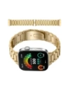 Pasek ze stali nierdzewnej Bizon Strap Watch Aura do Huawei Watch Fit 4 Pro / Fit 4 / Fit 3 złoty