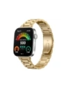 Pasek ze stali nierdzewnej Bizon Strap Watch Aura do Huawei Watch Fit 4 Pro / Fit 4 / Fit 3 złoty