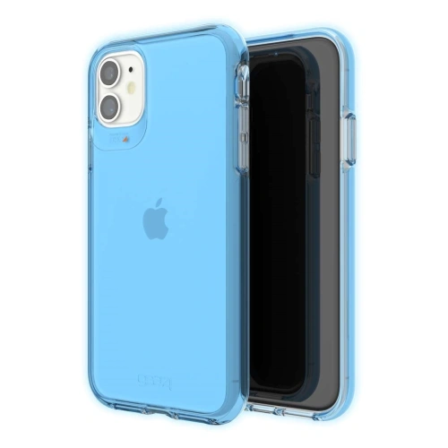 Etui GEAR4 D3O Crystal Palace Apple iPhone 11 (Neon Blue)