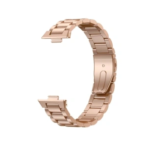 Ceas cu curea Bizon Strap Aura Huawei Watch Fit 4 Pro / Fit 4 / Fit 3 aur roz