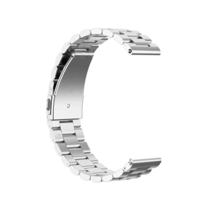 Pasek ze stali nierdzewnej do smartwatcha Bizon Strap Watch Aura QuickRelease 20mm srebrny