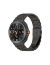Pasek ze stali nierdzewnej Bizon Strap Watch Aura do Samsung Galaxy Watch 8 40mm / 44mm / 8 Classic 46mm czarny