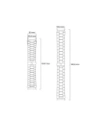 Pasek ze stali nierdzewnej Bizon Strap Watch Aura do Samsung Galaxy Watch 8 40mm / 44mm / 8 Classic 46mm złoty