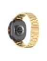 Pasek ze stali nierdzewnej Bizon Strap Watch Aura do Samsung Galaxy Watch 8 40mm / 44mm / 8 Classic 46mm złoty