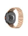 Pasek ze stali nierdzewnej Bizon Strap Watch Aura do Samsung Galaxy Watch 8 40mm / 44mm / 8 Classic 46mm różowozłoty