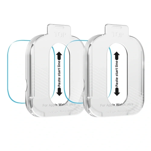 Szkło hartowane Tech-Protect Easy Set+ do Apple Watch Ultra 1 / 2 / 3 49mm Clear [2 PACK]