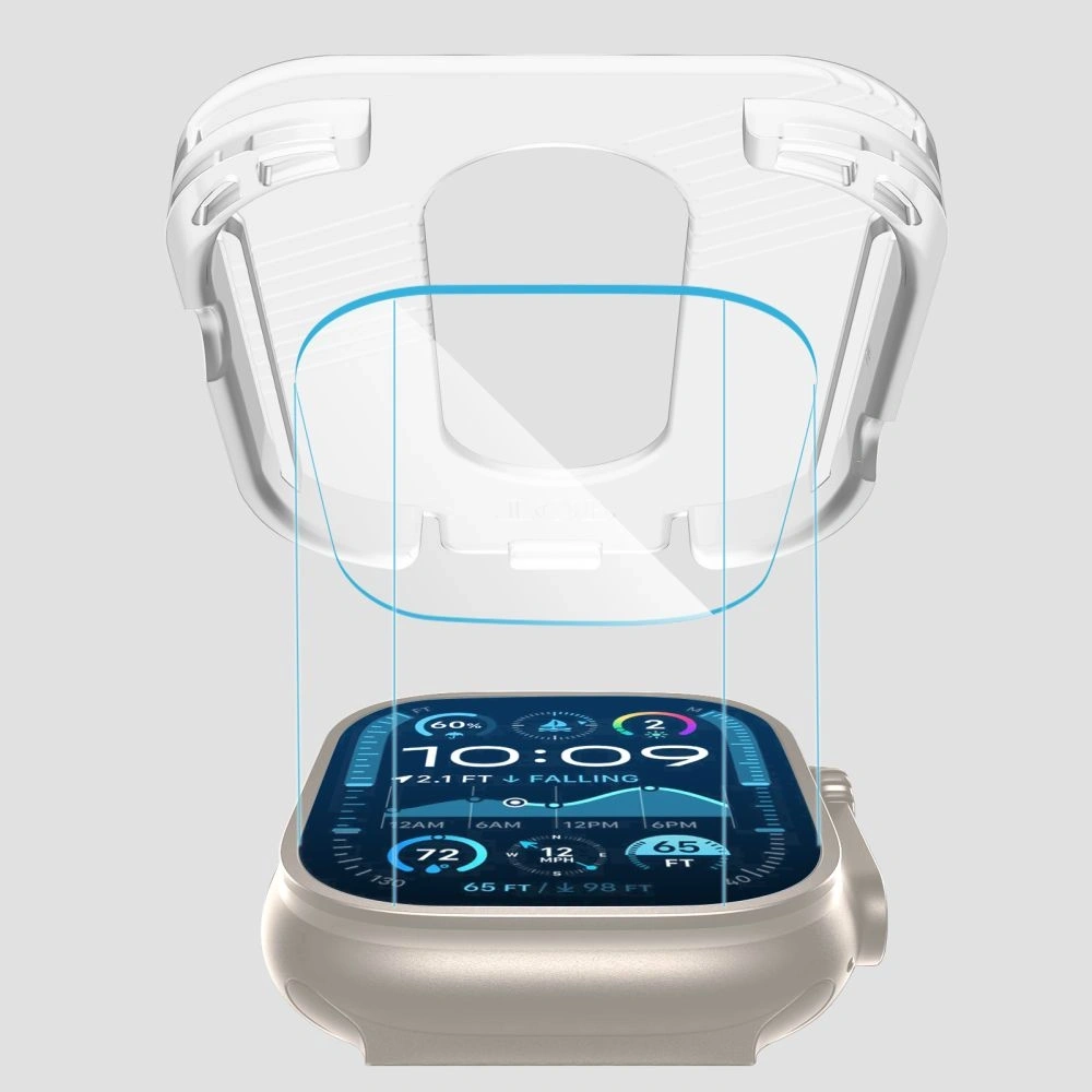 Szkło hartowane Tech-Protect Easy Set+ do Apple Watch Ultra 1 / 2 49mm Clear [2 PACK]