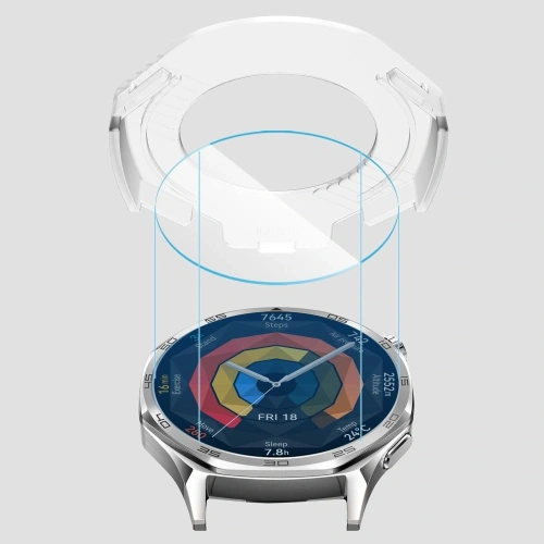 Szkło hartowane Tech-Protect Easy Set+ do Huawei Watch GT 5 46mm Clear [2 PACK]