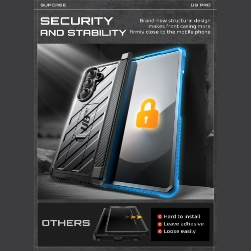 Etui Supcase Unicorn Beetle Pro do Samsung Galaxy Z Fold 7 Black