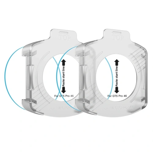 Szkło hartowane Tech-Protect Easy Set+ do Huawei Watch GT 5 Pro 46mm Clear [2 PACK]