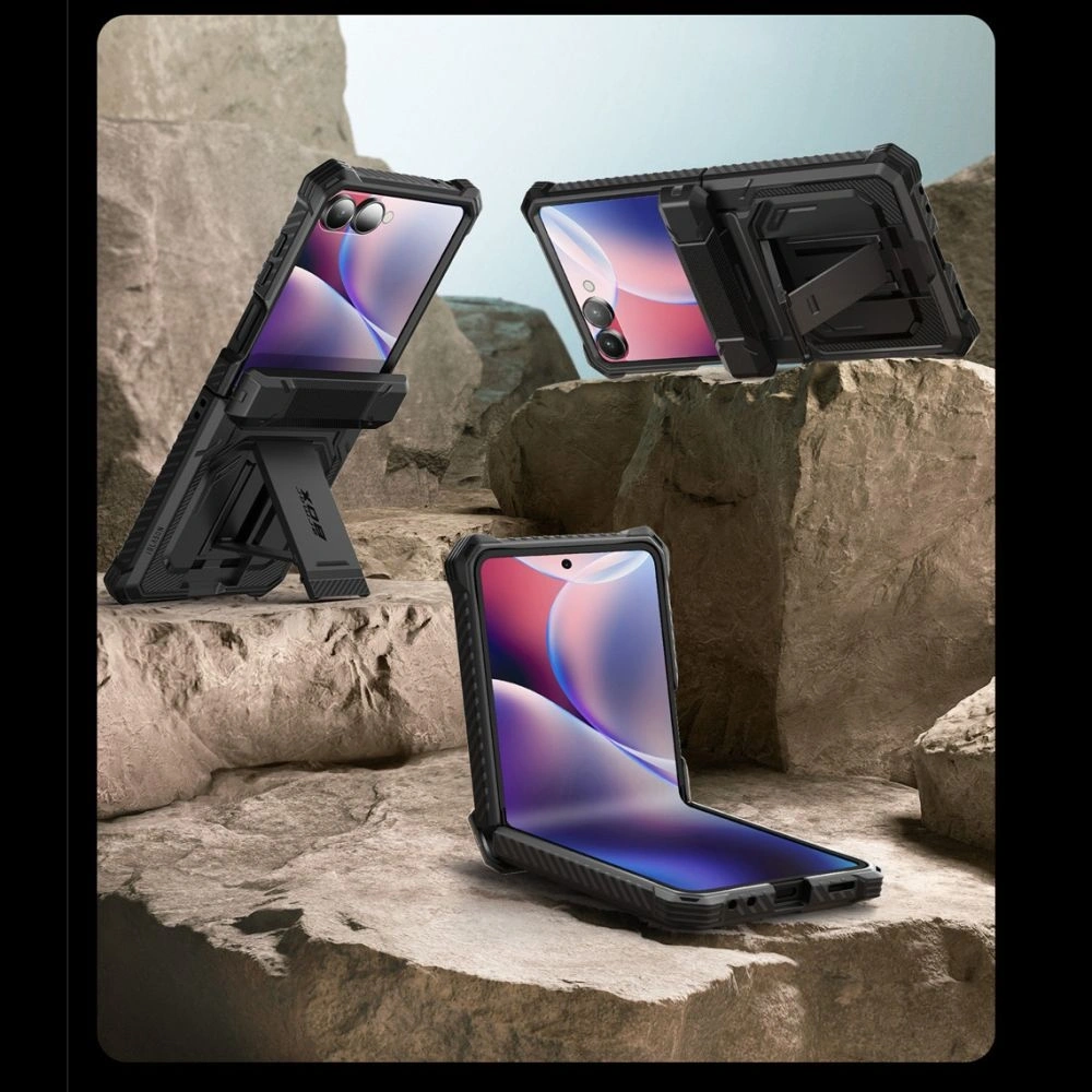 Etui Supcase IBLSN ArmorBox do Samsung Galaxy Z Flip 7 Black