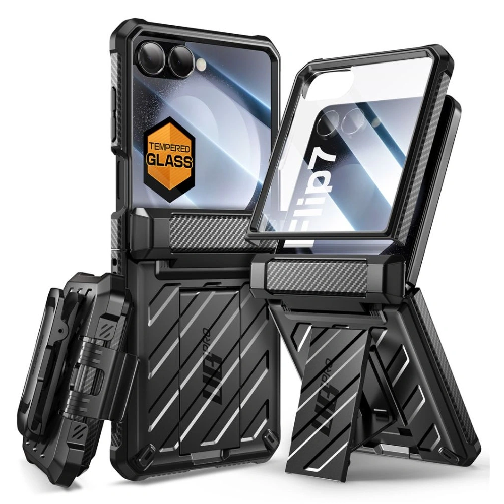 Etui Supcase Unicorn Beetle Pro do Samsung Galaxy Z Flip 7 Black