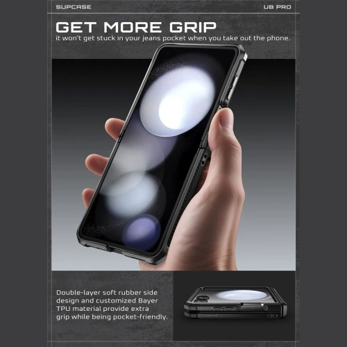 Etui Supcase Unicorn Beetle Pro do Samsung Galaxy Z Flip 7 Black