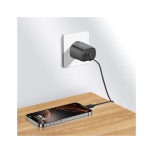 Ładowarka sieciowa Tech-Protect NCA30 USB-A, USB-C Network Charger PD 30W / QC3.0 Black
