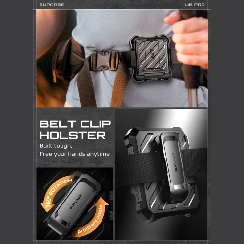 Etui Supcase Unicorn Beetle Pro do Samsung Galaxy Z Flip 7 Black