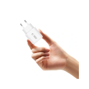 Ładowarka sieciowa Tech-Protect NCA30 USB-A, USB-C Network Charger PD 30W / QC3.0 + USB-C Cable White