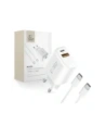 Ładowarka sieciowa Tech-Protect NCA20 USB-A, USB-C Network Charger PD 20W / QC3.0 + USB-C Cable White