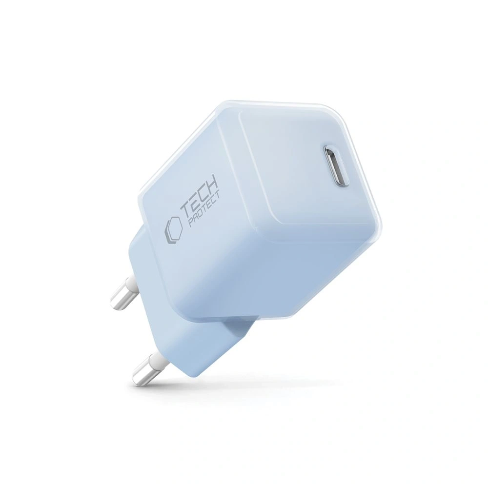 Ładowarka sieciowa Tech-Protect NCM25 USB-C Network Charger PD 25W Baby Blue