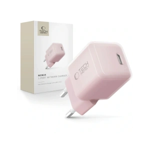 Ładowarka sieciowa Tech-Protect NCM25 USB-C Network Charger PD 25W Baby Pink