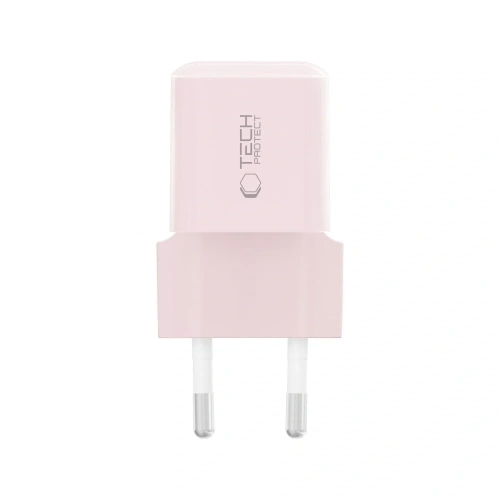 Ładowarka sieciowa Tech-Protect NCM25 USB-C Network Charger PD 25W Baby Pink