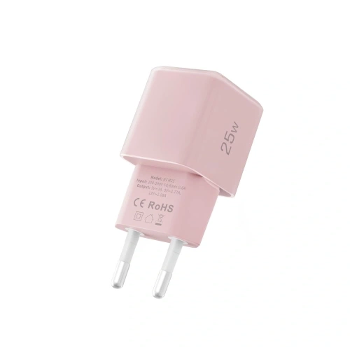 Ładowarka sieciowa Tech-Protect NCM25 USB-C Network Charger PD 25W Baby Pink