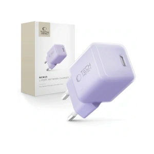 Ładowarka sieciowa Tech-Protect NCM25 USB-C Network Charger PD 25W Baby Purple