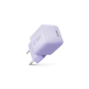 Ładowarka sieciowa Tech-Protect NCM25 USB-C Network Charger PD 25W Baby Purple
