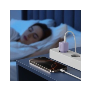 Ładowarka sieciowa Tech-Protect NCM25 USB-C Network Charger PD 25W Baby Purple