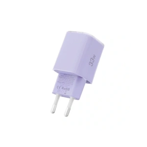 Ładowarka sieciowa Tech-Protect NCM33 USB-A, USB-C Network Charger PD 33W / QC3.0 Baby Purple