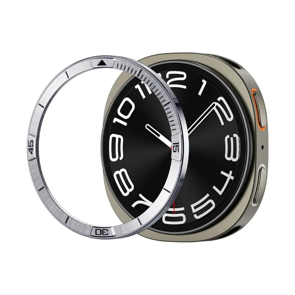Nakładka Spigen Bezel Tune Pilot do Samsung Galaxy Watch 8 44mm Silver