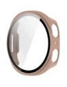 Etui ze szkłem do zegarka Bizon Case+Glass Watch do Samsung Galaxy Watch 8 44mm różowe