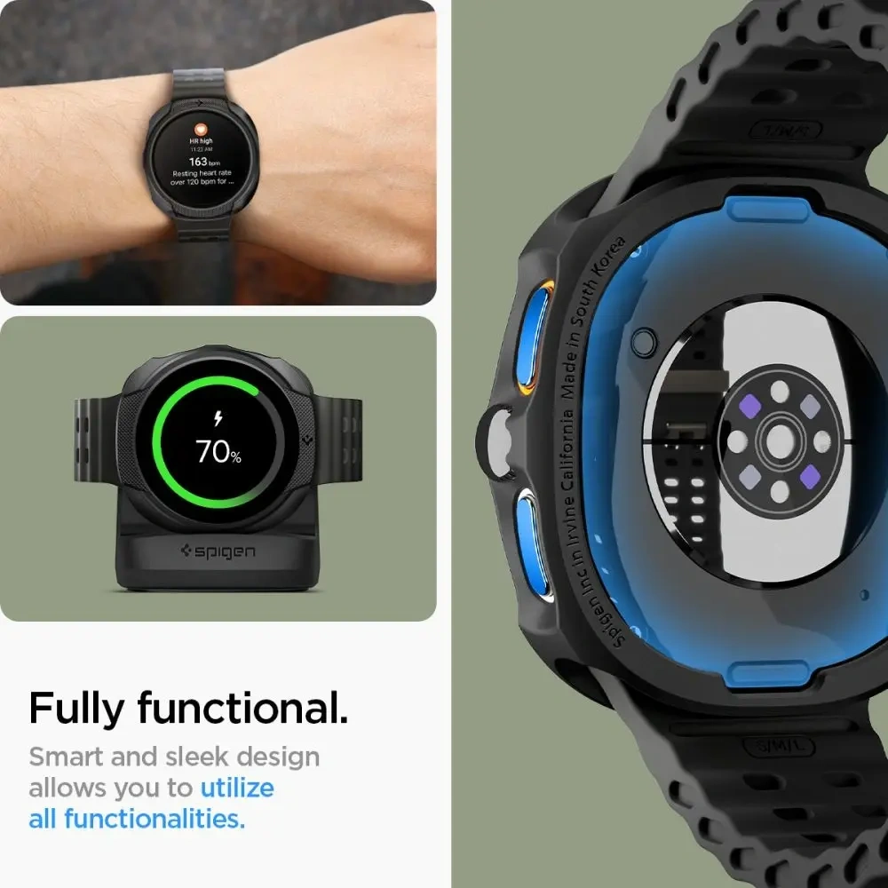 Etui Spigen Liquid Air do Samsung Galaxy Watch 8 40mm Matte Black