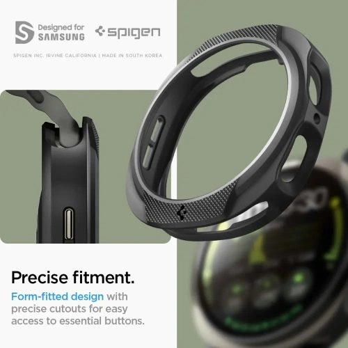 Etui Spigen Liquid Air do Samsung Galaxy Watch 8 40mm Matte Black