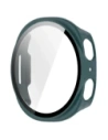 Etui ze szkłem do zegarka Bizon Case+Glass Watch do Samsung Galaxy Watch 8 44mm zielone