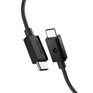 Kabel USB-C / USB-C Spigen EB6020CC Essential USB-C Cable 60W 200cm Black