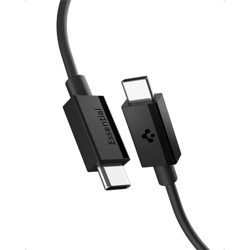Kabel USB-C / USB-C Spigen EB6020CC Essential USB-C Cable 60W 200cm Black