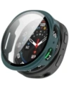 Etui ze szkłem do zegarka Bizon Case+Glass Watch do Samsung Galaxy Watch 8 44mm zielone