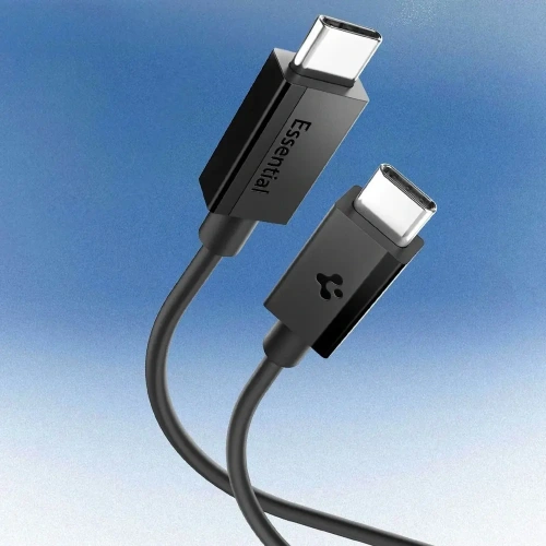 Kabel USB-C / USB-C Spigen EB6020CC Essential USB-C Cable 60W 200cm Black